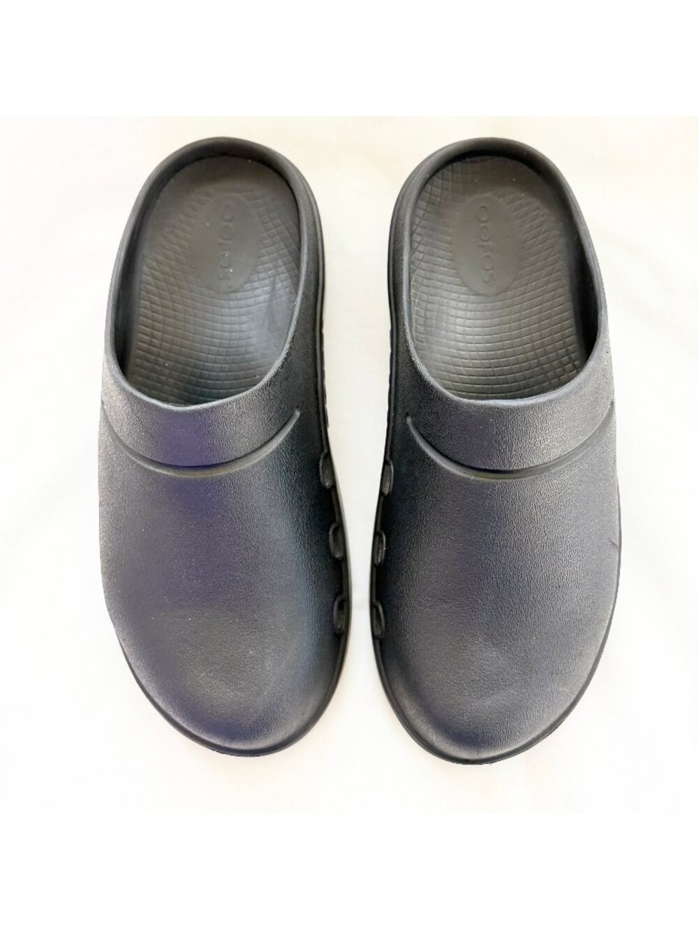 OOFOS OOcloog Clog Womens 7 Black OOfoam Comfort Slip On Recovery Nursing Shoes - Picture 9 of 16